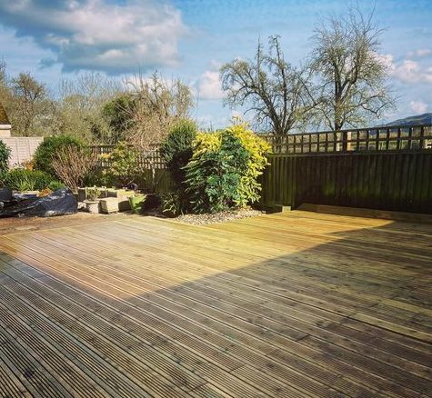 Silver Tree Services Completed Wooden Decking