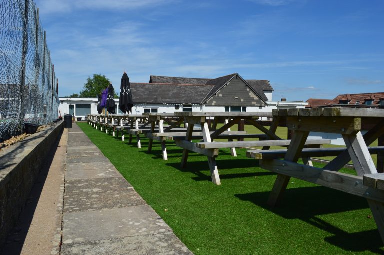 Silver Tree Services Artificial Turf in a Beer Garden